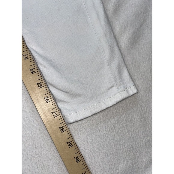 Everlane Womens 27 Regular Pants Jeans Highrise Straight White Ankle Jeans - Picture 4 of 8